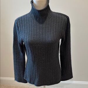 REI blue alpaca wool Sweater